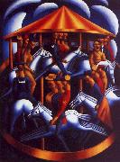 Mark Gertler The Merry Go Round oil